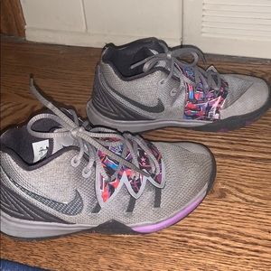12c boys Nike kyries bball shoes
